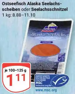 Globus Ostseefisch Alaska Seelachs- scheiben oder Seelachsschnitzel Angebot