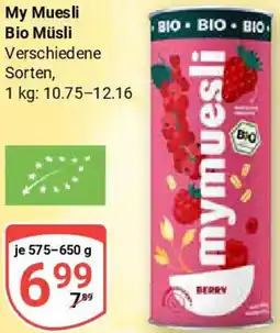 Globus My Muesli Bio Müsli Angebot