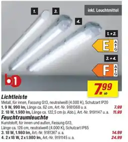 toom Baumarkt b1 Lichtleiste Angebot