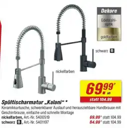 toom Baumarkt Spültischarmatur „Kalani" Angebot