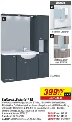 toom Baumarkt Badblock „Bellaria" Angebot