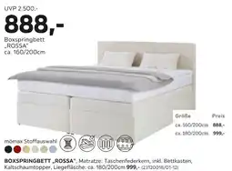 Mömax Mömax boxspringbett „rossa“ Angebot