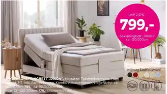 Mömax Mömax boxspringbett 'dixon' Angebot