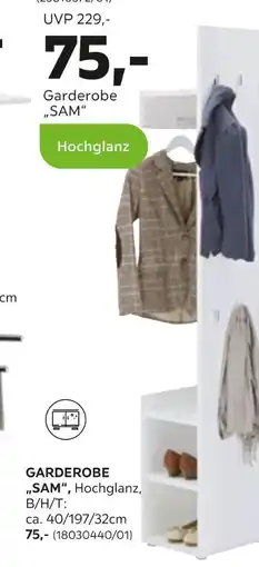 Mömax Garderobe sam Angebot