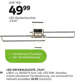 Mömax Led-deckenleuchte „film“ Angebot