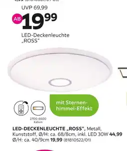 Mömax Led-deckenleuchte 'ross' Angebot
