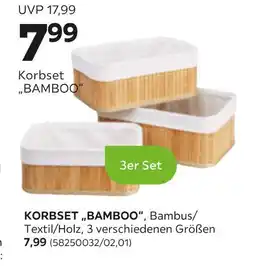 Mömax Korbset bamboo Angebot