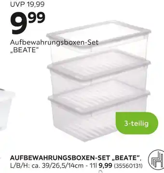 Mömax Aufbewahrungsboxen-set beate Angebot