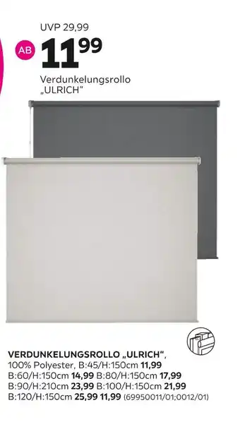 Mömax Verdunkelungsrollo ulrich b:45/h:150cm Angebot