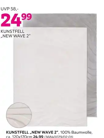 Mömax Kunstfell „new wave 2“ Angebot