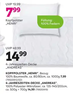 Mömax Kopfkissen henri Angebot