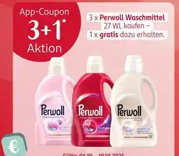 Rossmann Perwoll app-coupon 3+1 aktion Angebot
