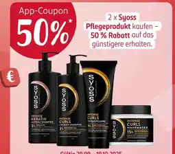 Rossmann Syoss 50% app-coupon Angebot