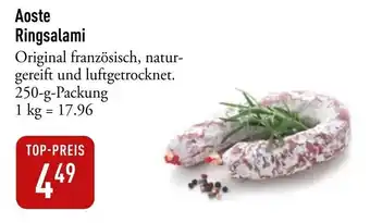 Galeria Markthalle Aoste Ringsalami Angebot