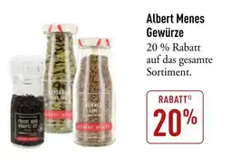 Galeria Markthalle Albert Menes Gewürze Angebot
