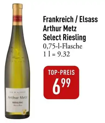 Galeria Markthalle Arthur Metz Select Riesling Angebot