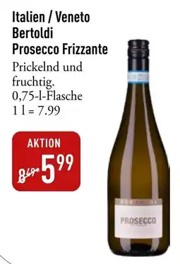 Galeria Markthalle Bertoldi Prosecco Frizzante Angebot
