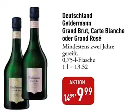 Galeria Markthalle Geldermann Grand Brut, Carte Blanche oder Grand Rosé Angebot