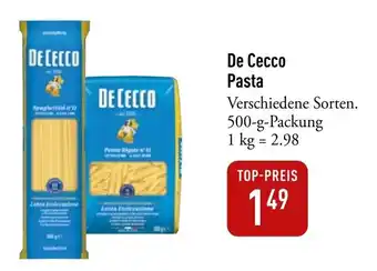 Galeria Markthalle De Cecco Pasta Angebot