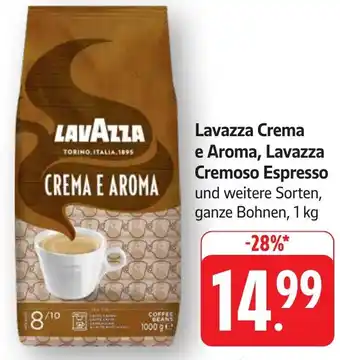 Edeka Neukauf Lavazza Crema e Aroma, Lavazza Cremoso Espresso Angebot