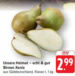 Edeka Neukauf Unsere Heimat - echt & gut Birnen Xenia Angebot