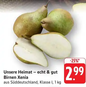 Edeka Neukauf Unsere Heimat - echt & gut Birnen Xenia Angebot