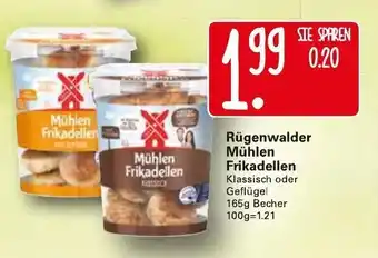 WEZ Rügenwalder Mühlen Frikadellen 165g Angebot