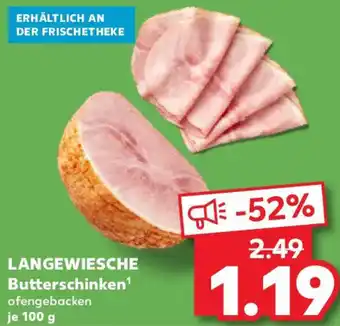 Kaufland LANGEWIESCHE Butterschinken Angebot