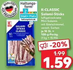 Kaufland K-CLASSIC Salami-Sticks Angebot