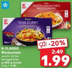Kaufland K-CLASSIC Menüschale Angebot