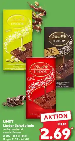 Kaufland LINDT Lindor Schokolade Angebot