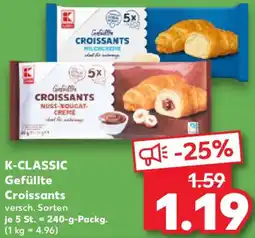 Kaufland K-CLASSIC Gefüllte Croissants Angebot