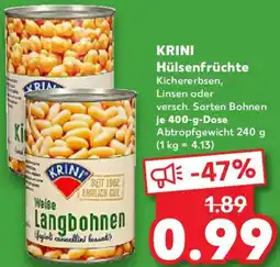 Kaufland KRINI Hülsenfrüchte Angebot