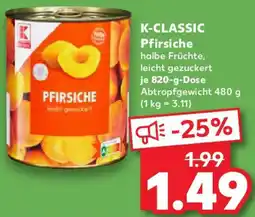Kaufland K-CLASSIC Pfirsiche Angebot