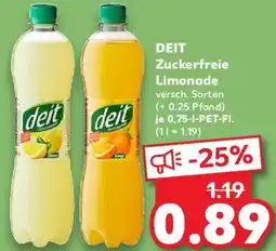 Kaufland DEIT Zuckerfreie Limonade Angebot