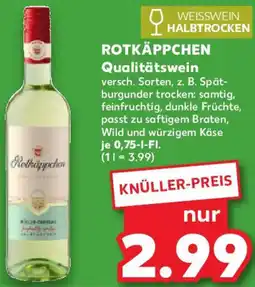 Kaufland ROTKÄPPCHEN Qualitätswein Angebot