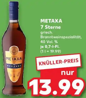 Kaufland METAXA 7 Sterne Angebot