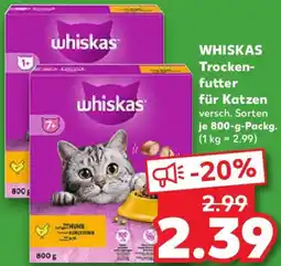 Kaufland WHISKAS Trockenfutter für Katzen Angebot