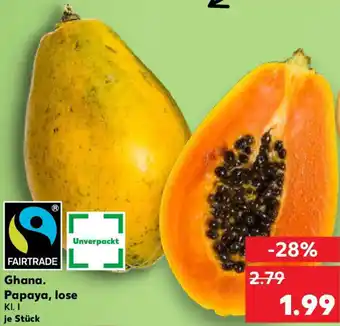 Kaufland Ghana. Papaya, lose Angebot