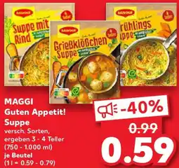 Kaufland MAGGI Guten Appetit! Suppe Angebot