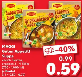 Kaufland MAGGI Guten Appetit! Suppe Angebot