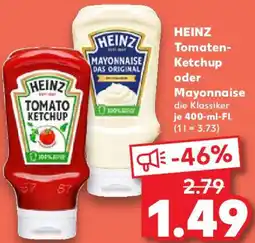 Kaufland HEINZ Tomaten- Ketchup oder Mayonnaise Angebot