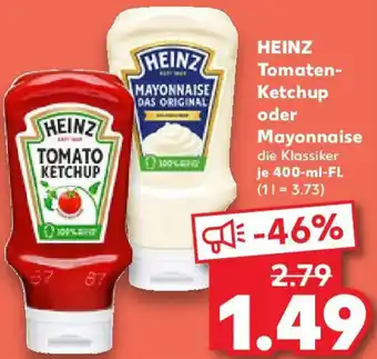 Kaufland HEINZ Tomaten- Ketchup oder Mayonnaise Angebot