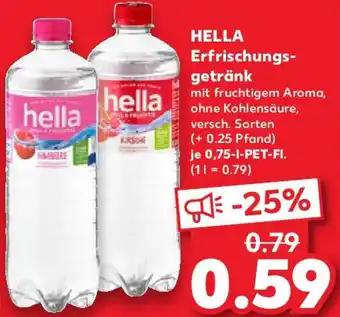 Kaufland HELLA Erfrischungsgetränk Angebot