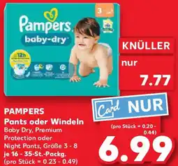 Kaufland PAMPERS Pants oder Windeln Angebot