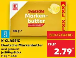 Kaufland K-CLASSIC Deutsche Markenbutter Angebot