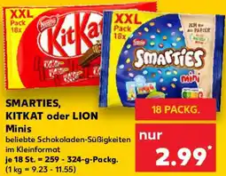 Kaufland SMARTIES, KITKAT oder LION Minis Angebot