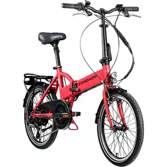 Netto Marken-Discount Zündapp Z101 20 Zoll Elektro Klapprad 150 - 180 cm E Klappfahrrad E Bike Pedelec gambia rot Angebot