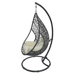 Netto Marken-Discount Greemotion Hängesessel Kuba anthrazit/weiß Angebot