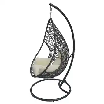 Netto Marken-Discount Greemotion Hängesessel Kuba anthrazit/weiß Angebot